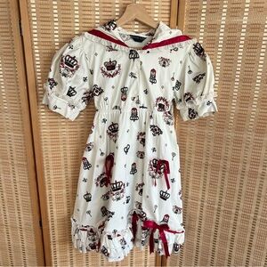 Body Line bunny ear hood dress XS-Small